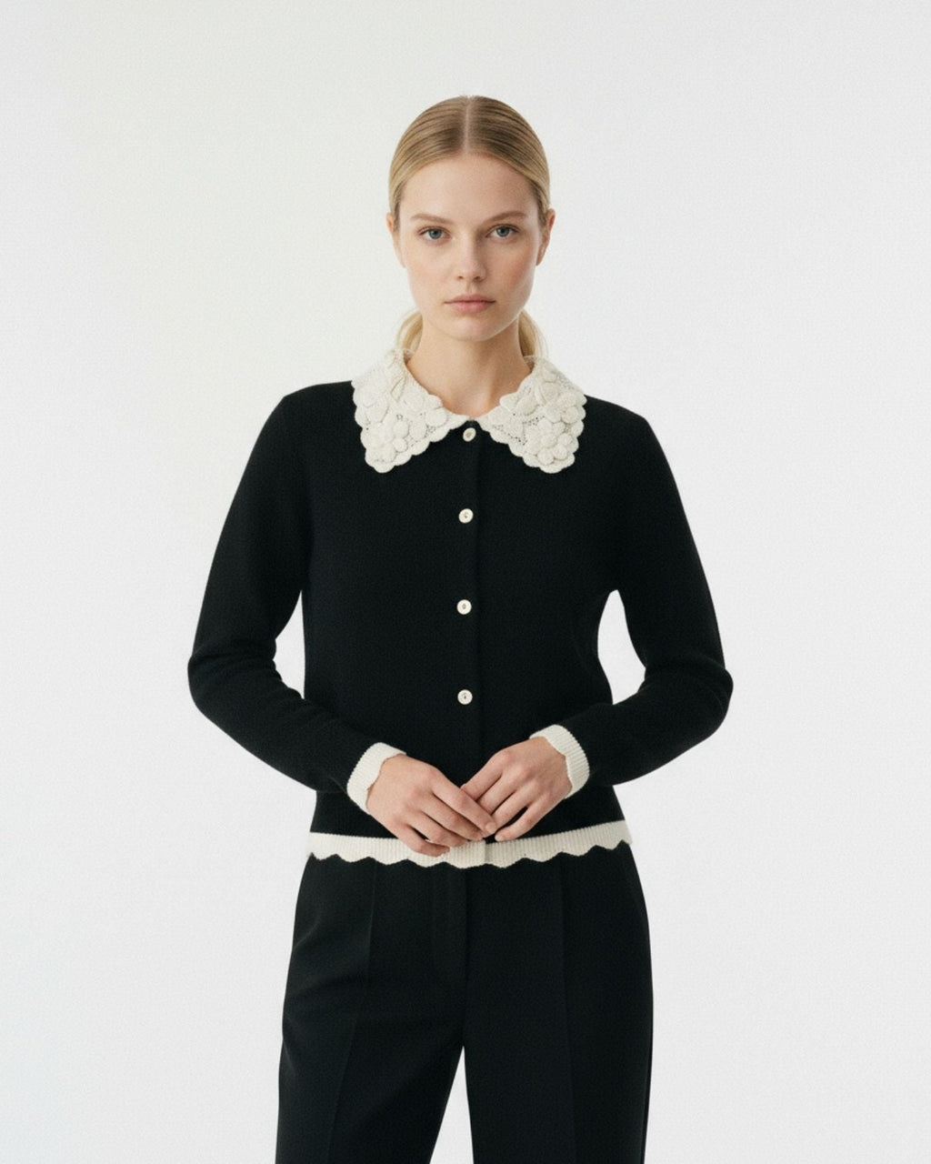 Rihanna Cashmere Cardigan Coat Jacket