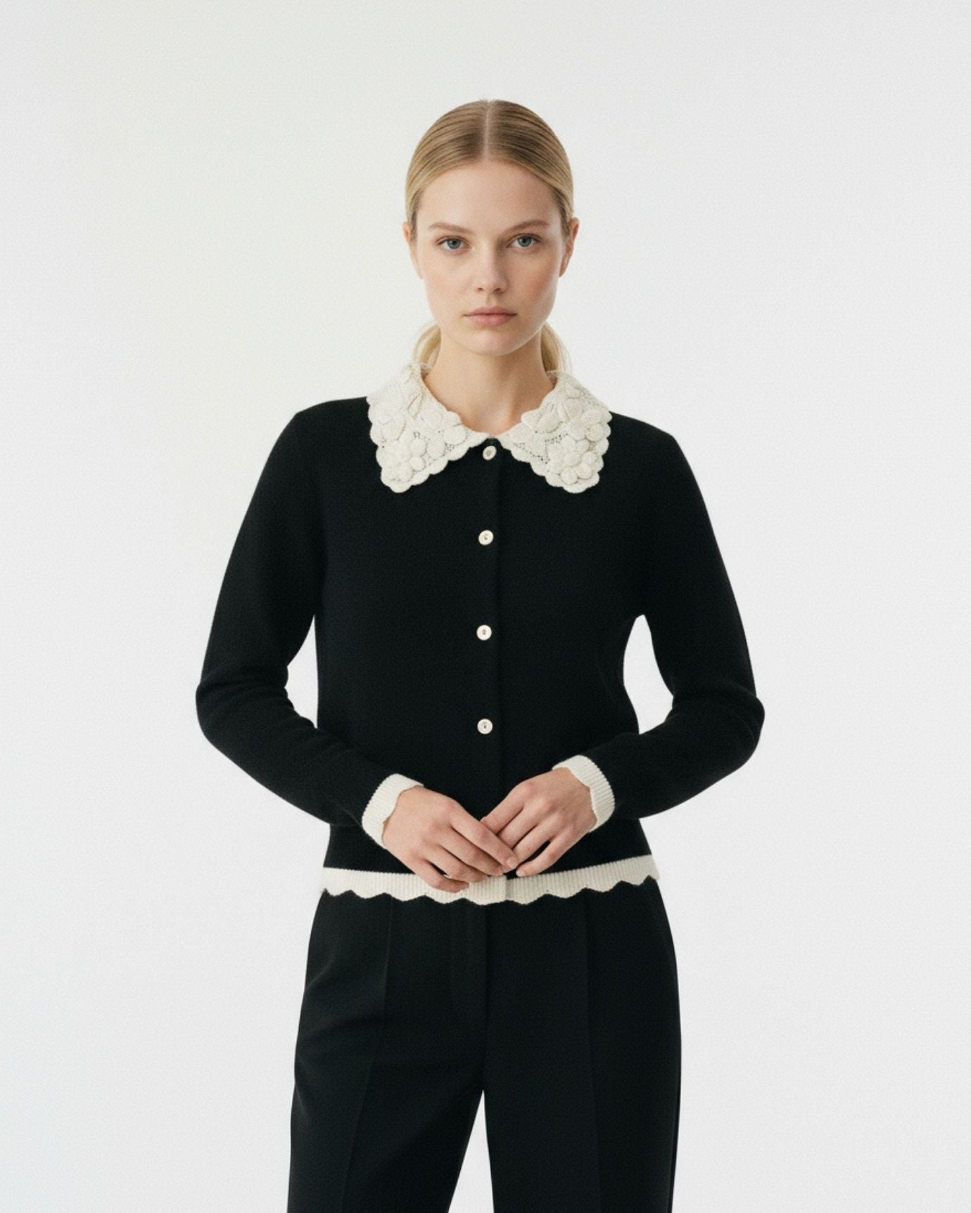 Rihanna Cashmere Cardigan Coat Jacket