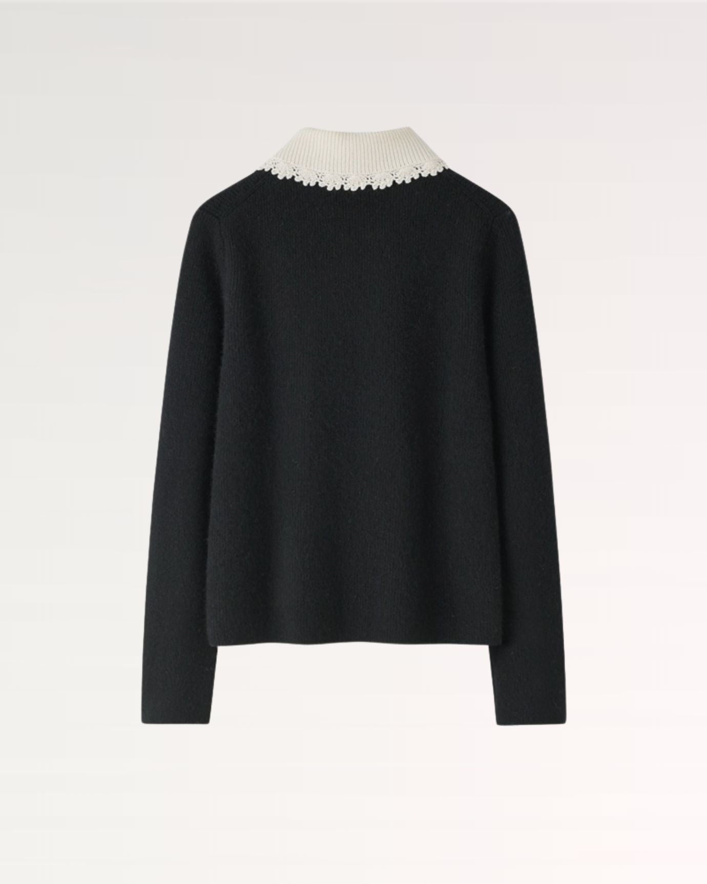 Cashmere Sweater Jacket Baroque Pearl