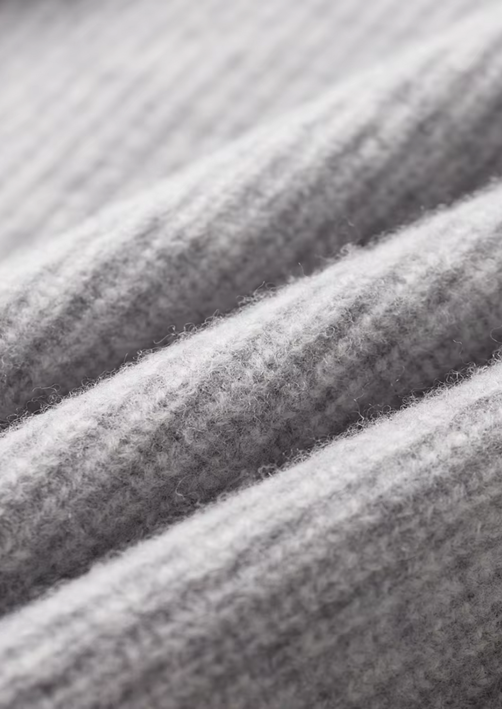 PURE EXTRA-FINE MERINO WOOL RIBBED CARDIGAN