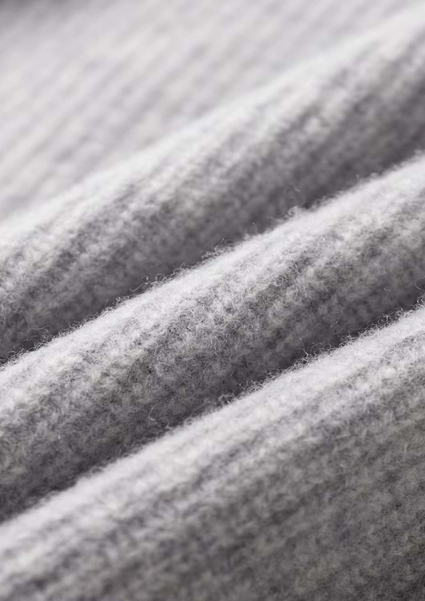 PURE EXTRA-FINE MERINO WOOL RIBBED CARDIGAN