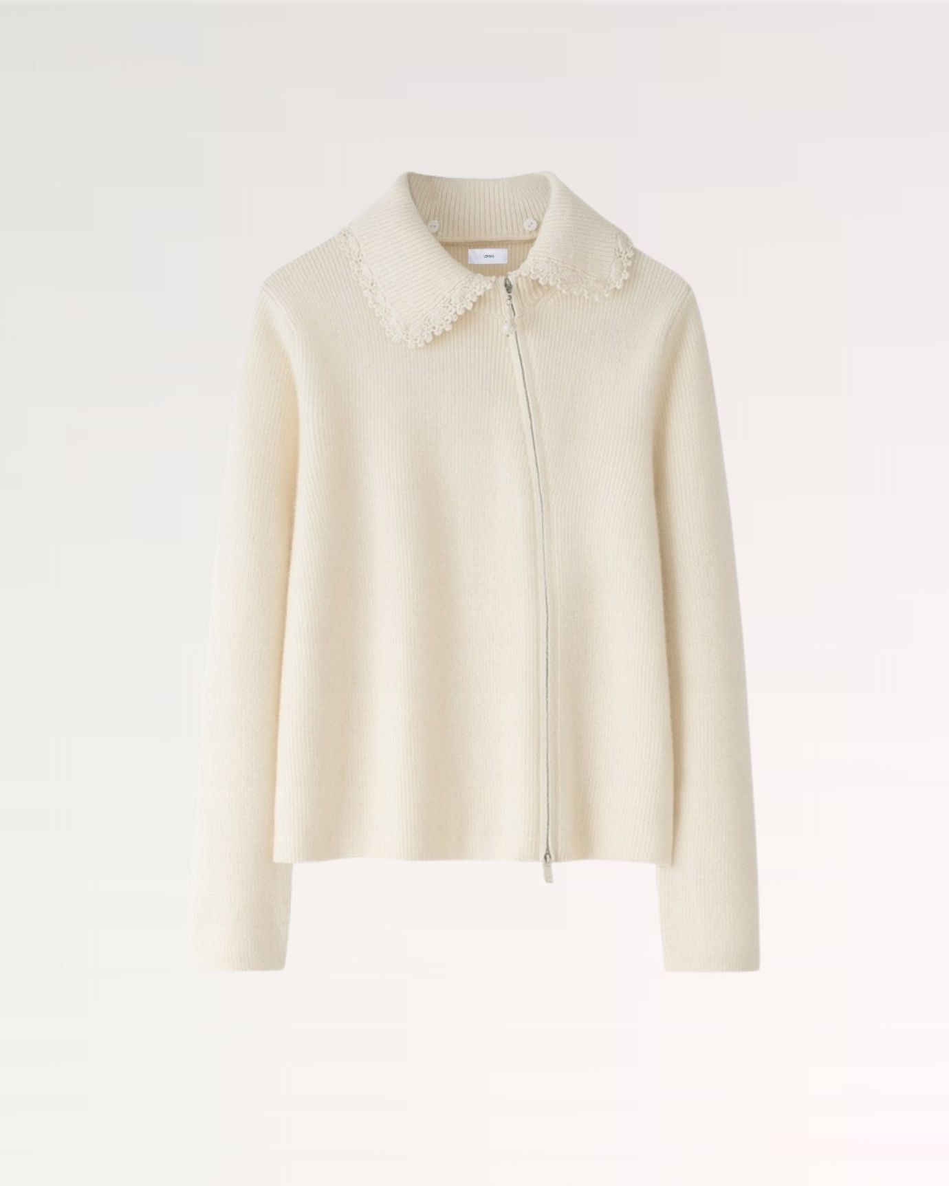 Cashmere Sweater Jacket Baroque Pearl