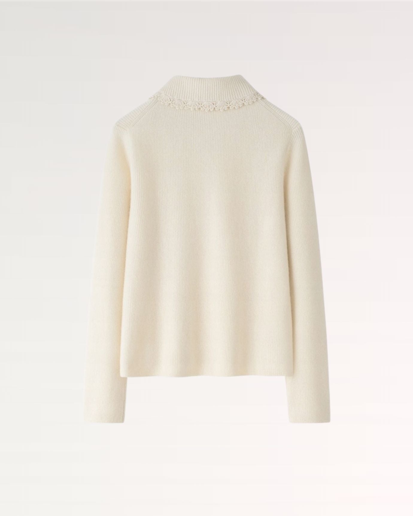 Cashmere Sweater Jacket Baroque Pearl