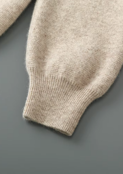 PURE EXTRA-FINE MERINO WOOL ZIPPER HOODIE