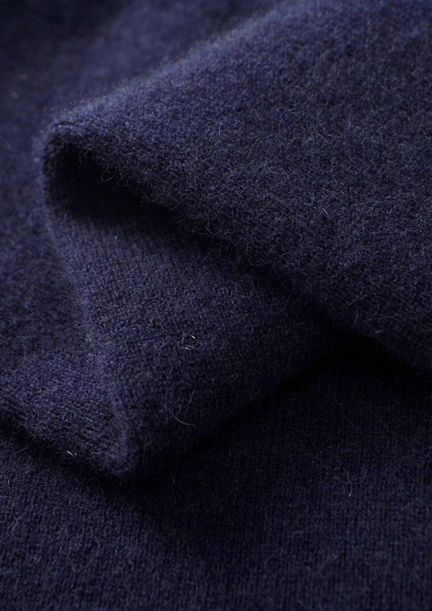 PURE EXTRA-FINE MERINO WOOL TWO-TONE POLO CARDIGAN