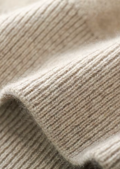 PURE EXTRA-FINE MERINO WOOL V-NECK CARDIGAN