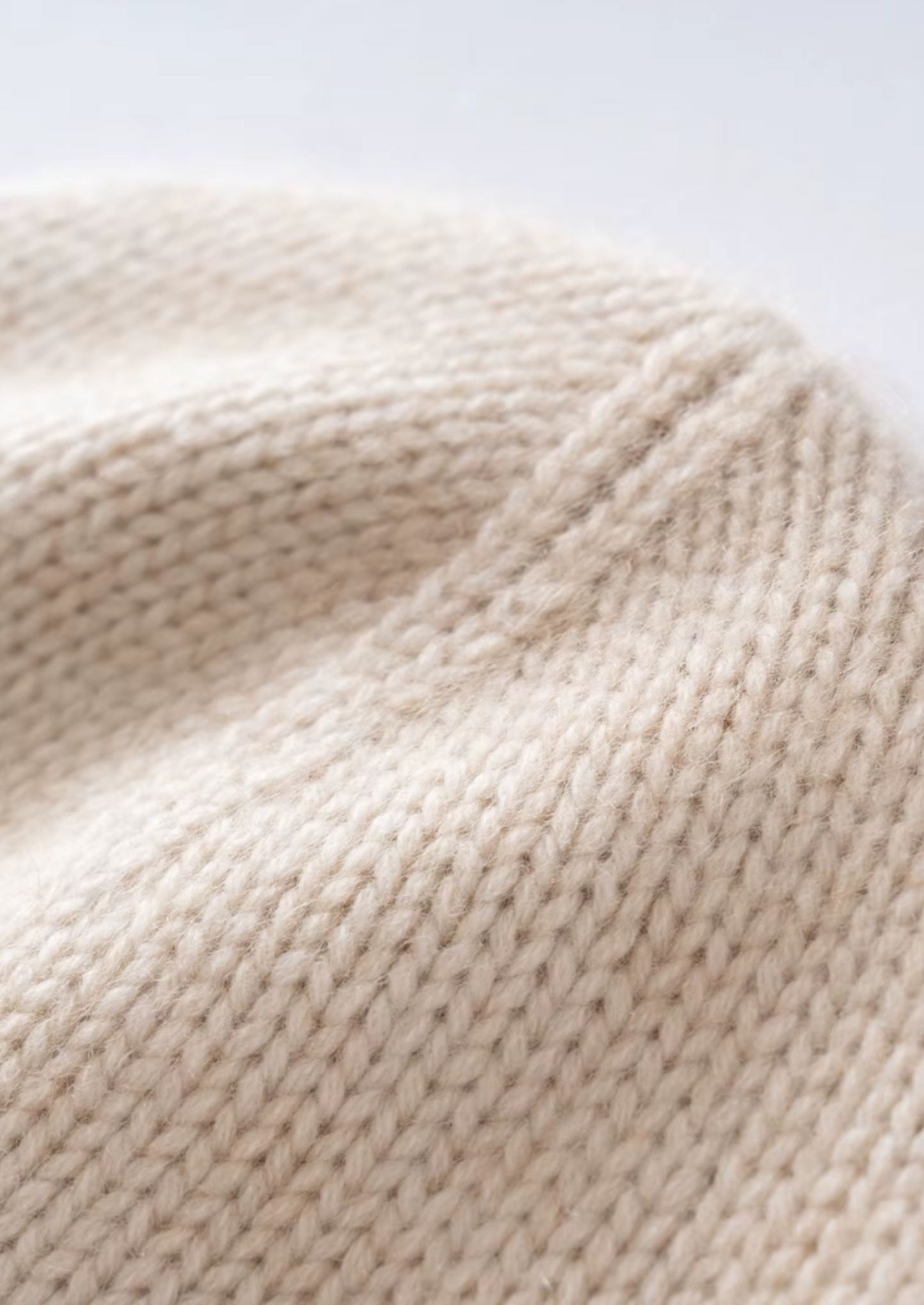 SAND CASHMERE WINTERTIME BEANIE