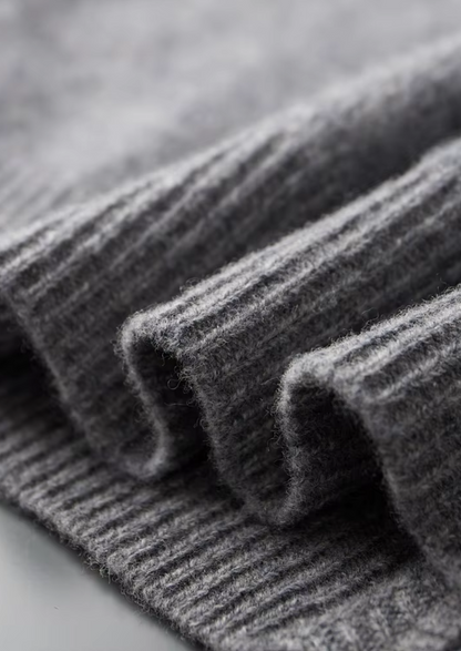 PURE EXTRA-FINE MERINO WOOL TWO TONE SET