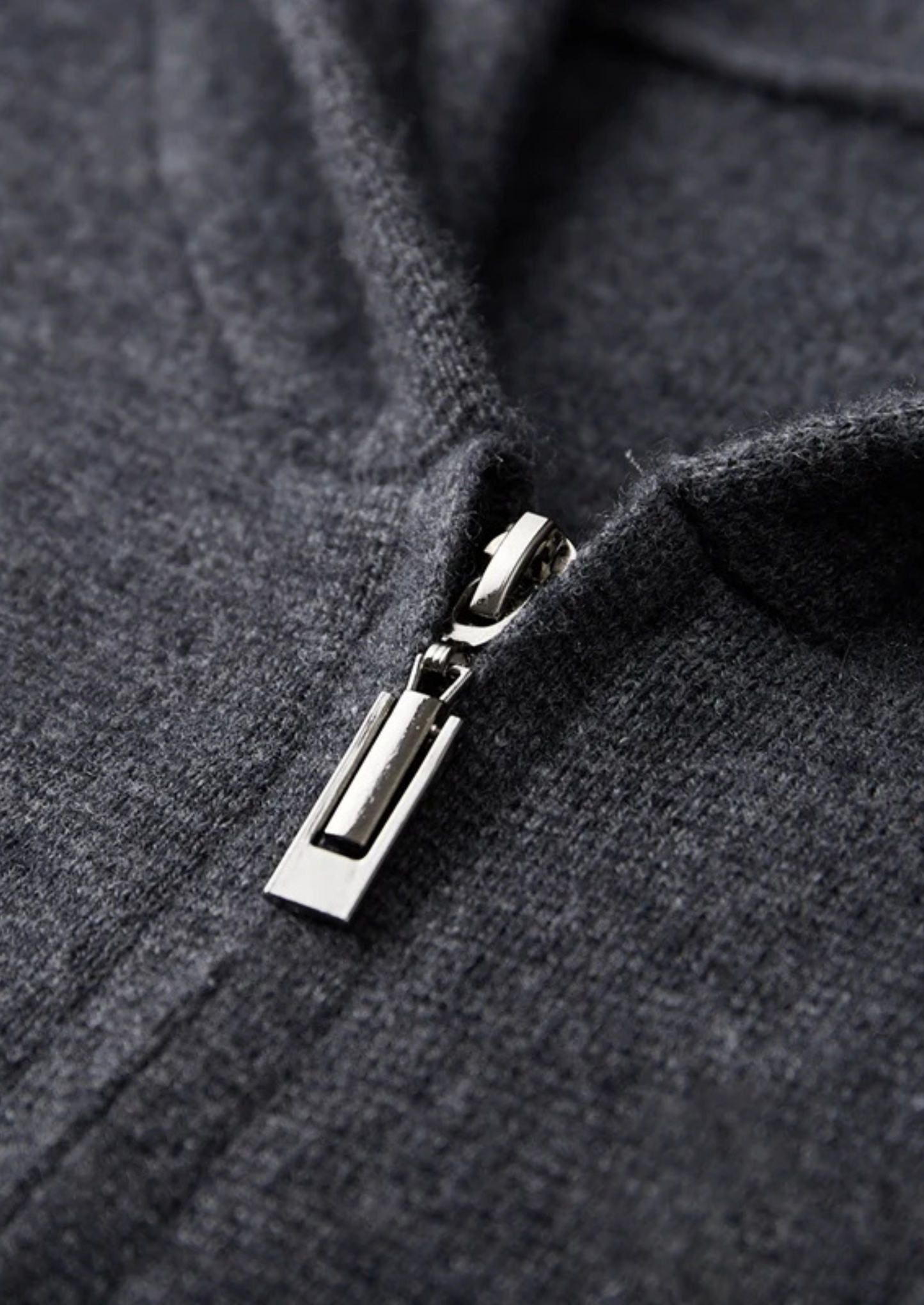 PREMIUM CASHMERE ZIPPER HOODIE