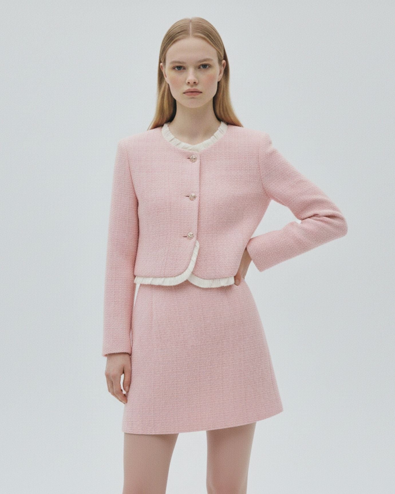 Two Set Piece Classy Cardigan and Skirt by Diana