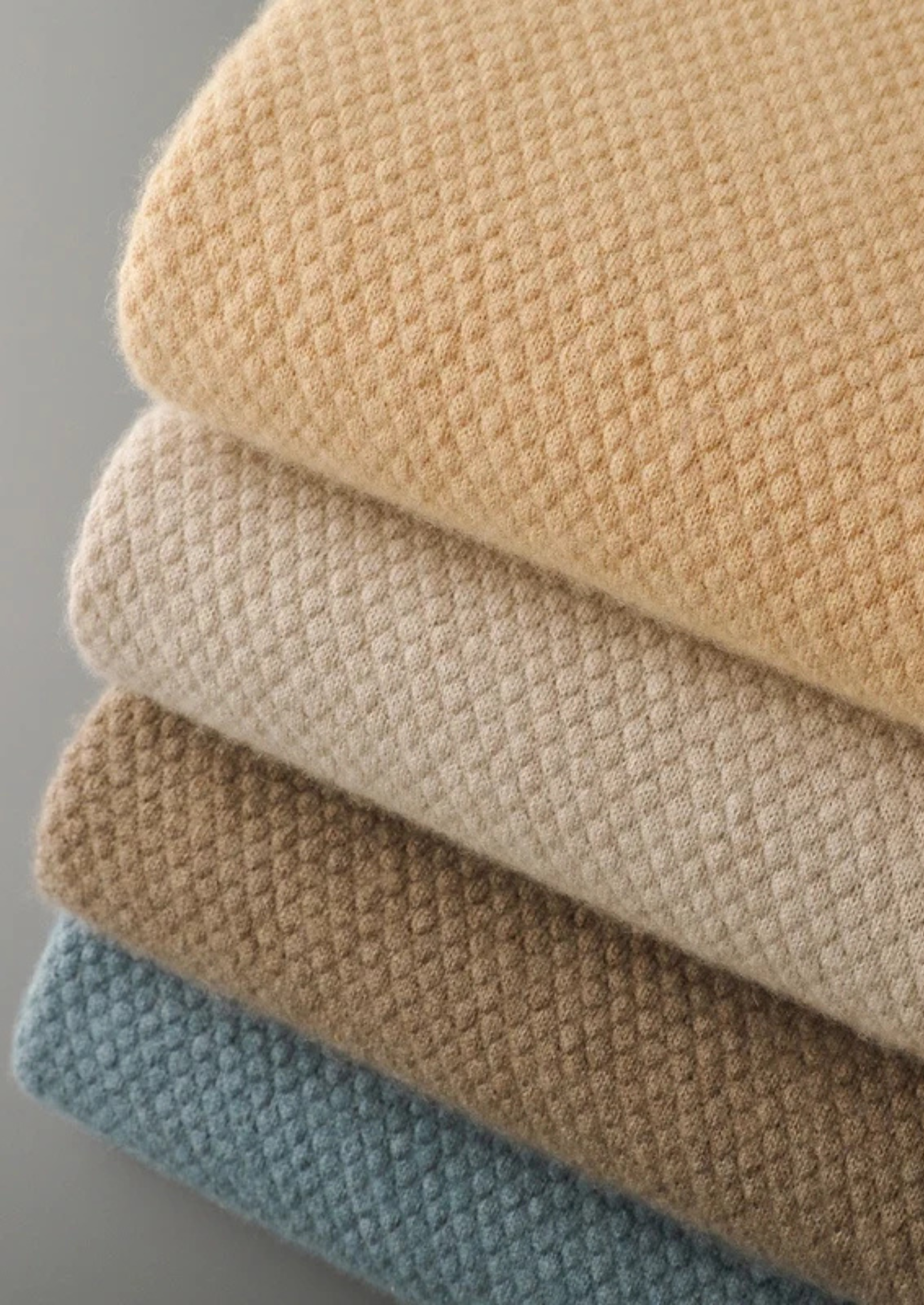 PREMIUM CASHMERE TWO-TONE POLO