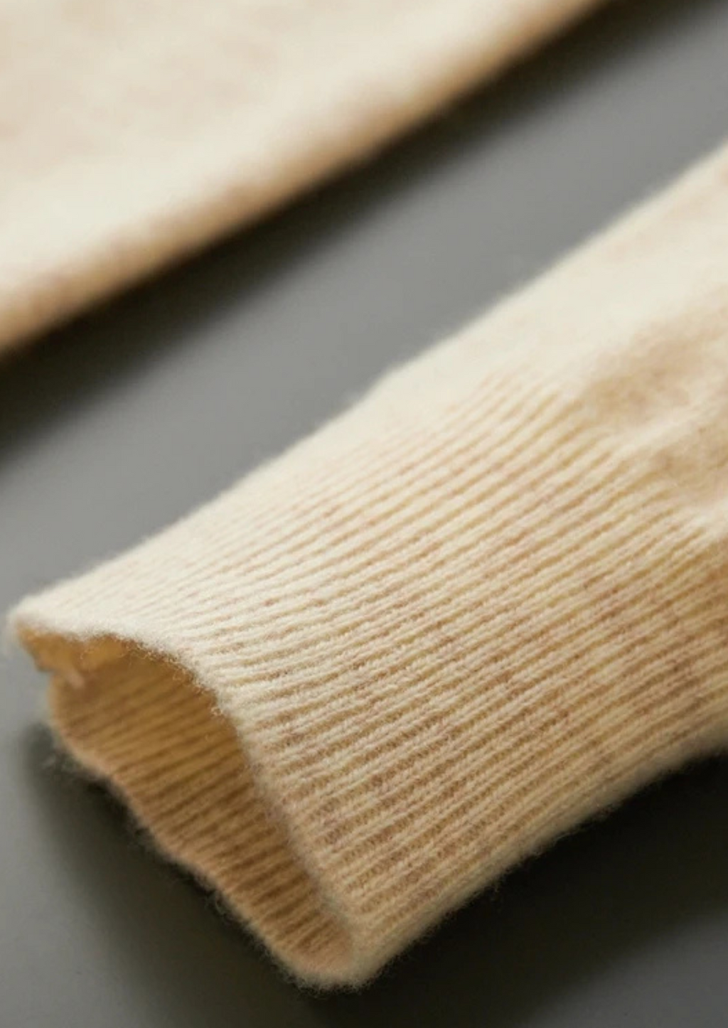 PURE EXTRA-FINE MERINO WOOL POLO CARDIGAN