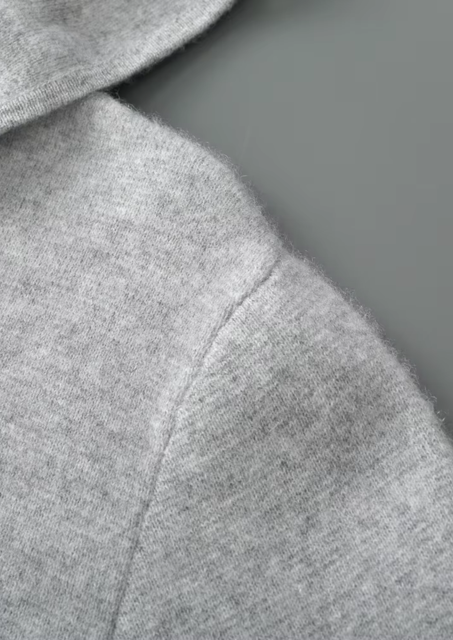PURE EXTRA-FINE MERINO WOOL ZIPPER HOODIE