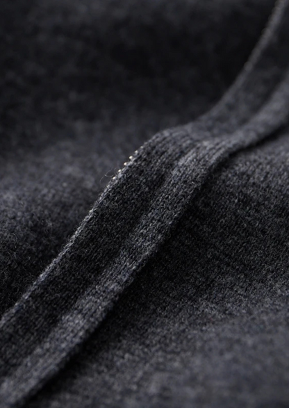 PREMIUM CASHMERE ZIPPER HOODIE