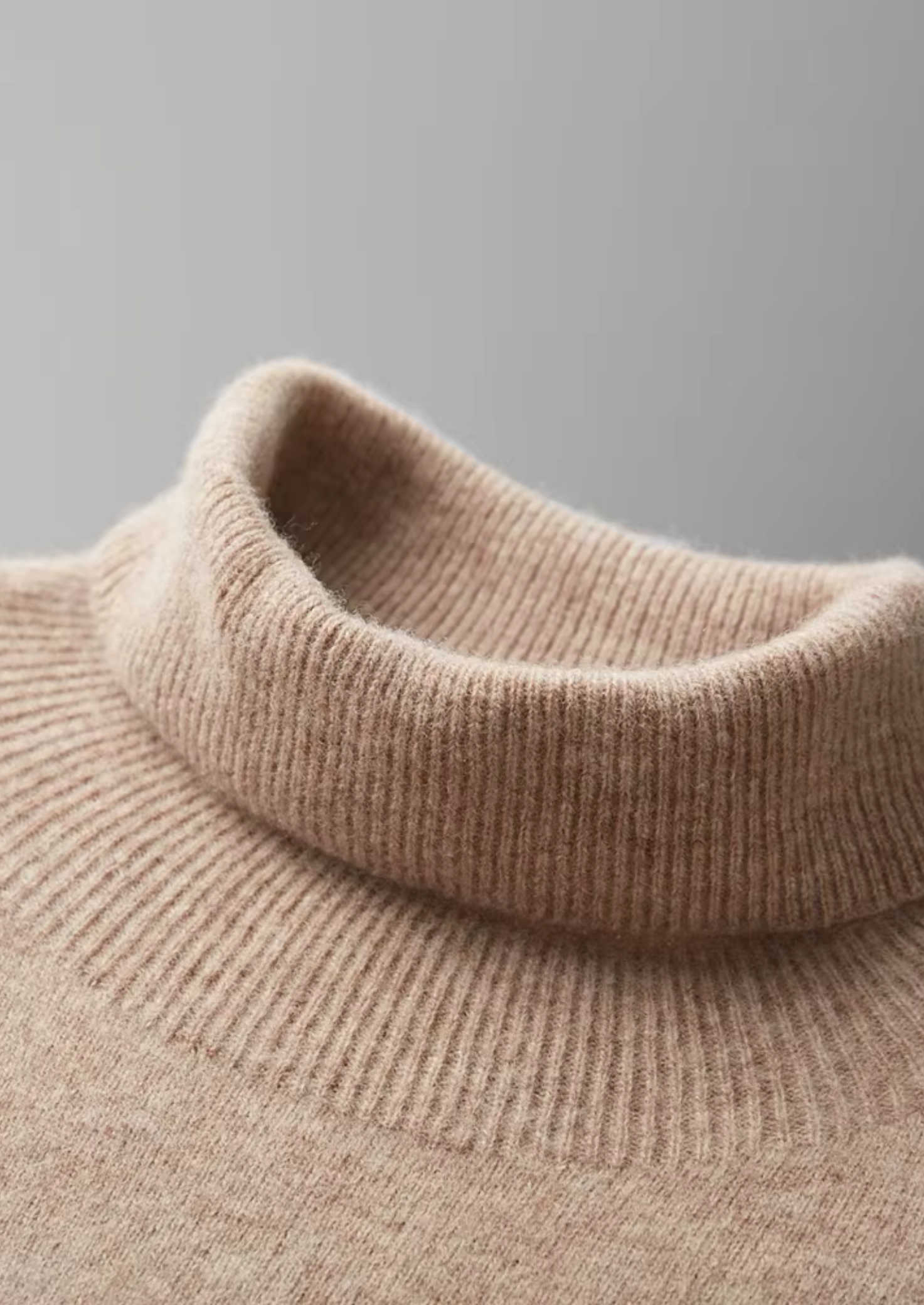 PURE EXTRA-FINE MERINO WOOL CLASSIC ROLLNECK