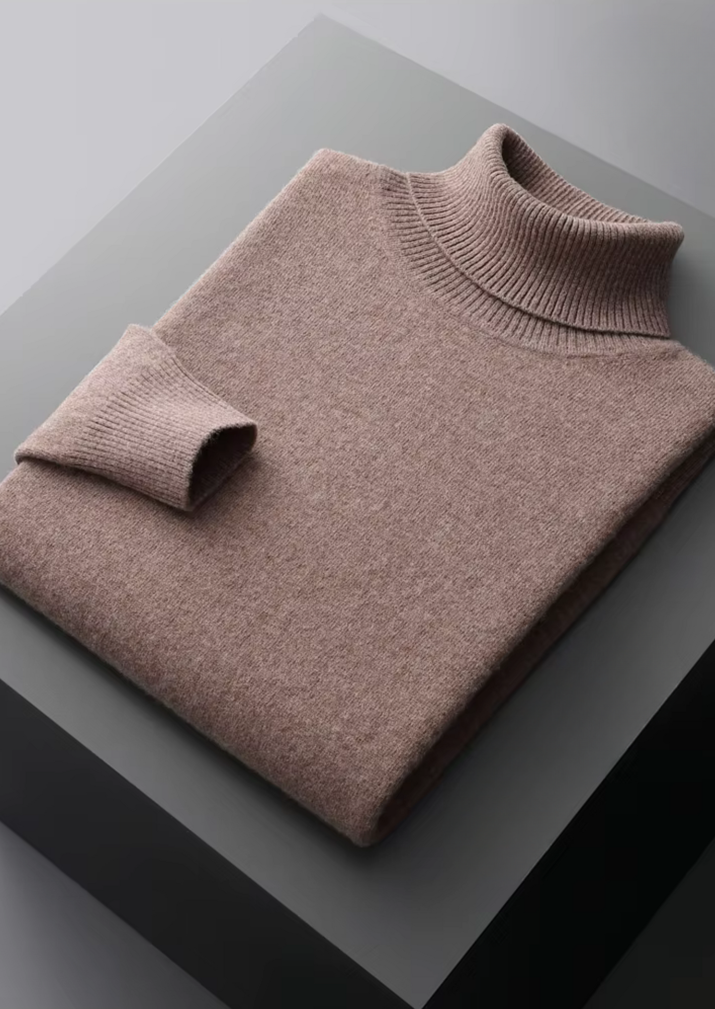 PURE EXTRA-FINE MERINO WOOL CLASSIC ROLLNECK