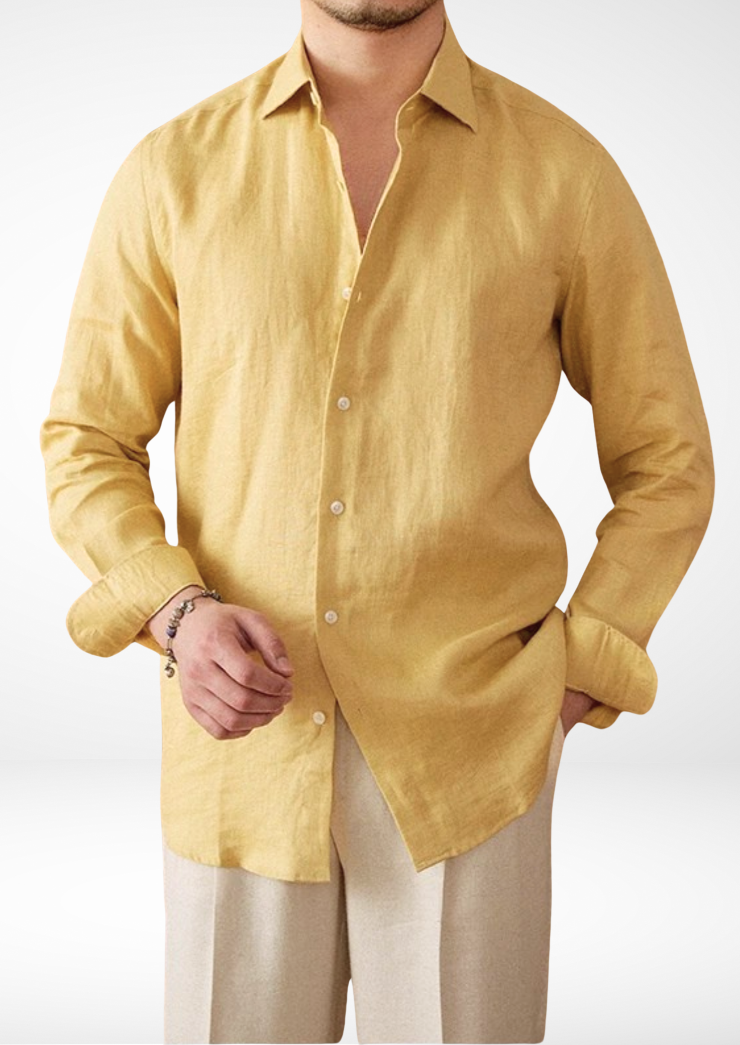 PORTOFINO COASTAL SHIRT - Yellow