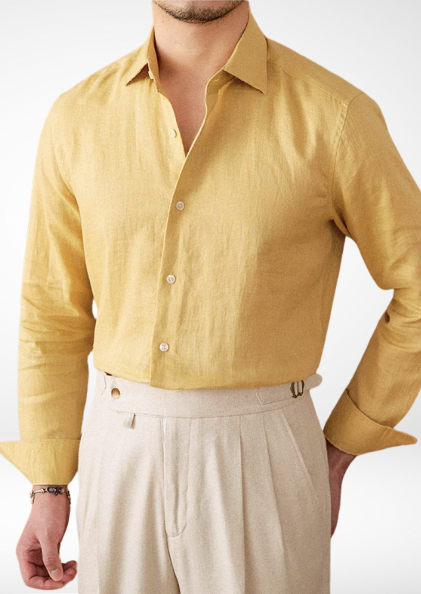 PORTOFINO COASTAL SHIRT - Yellow