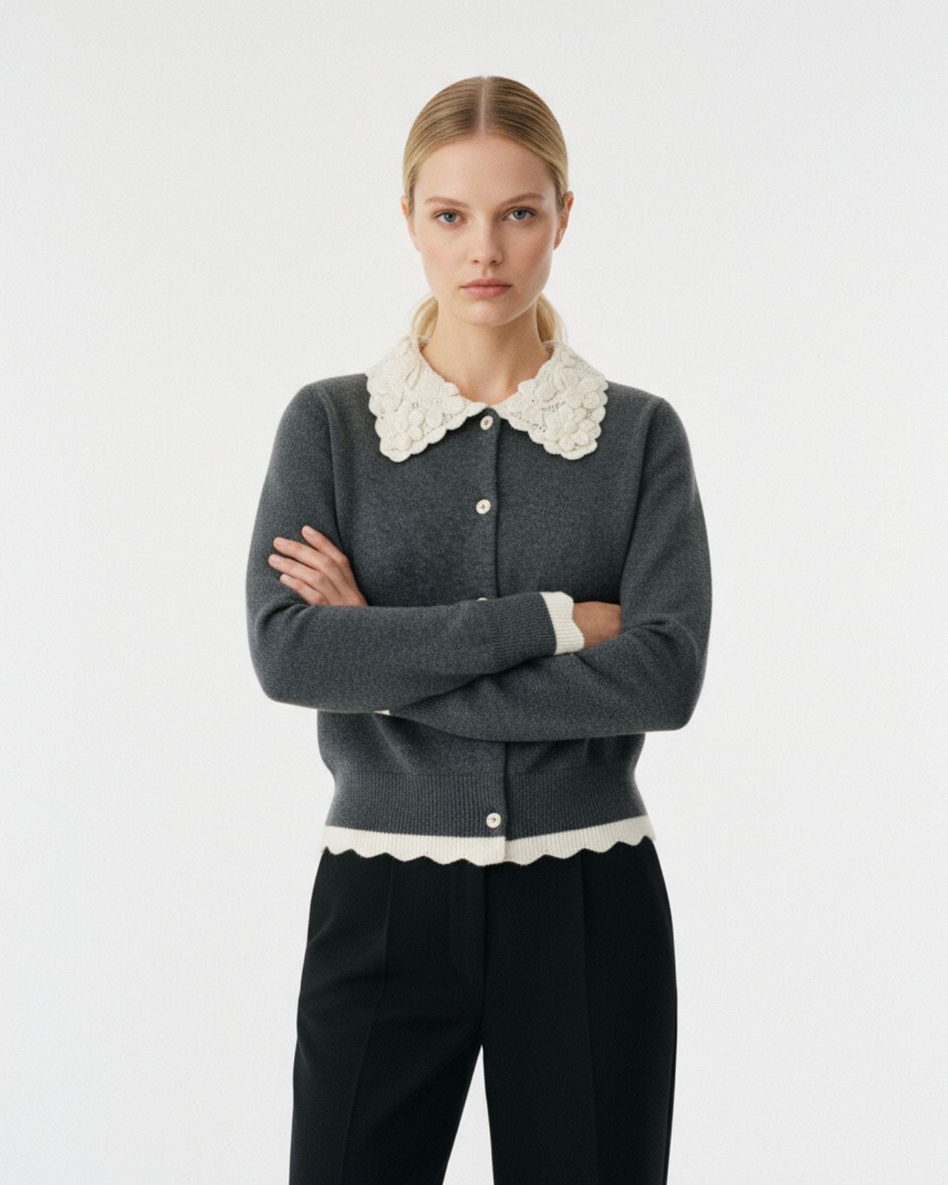 Rihanna Cashmere Cardigan Coat Jacket